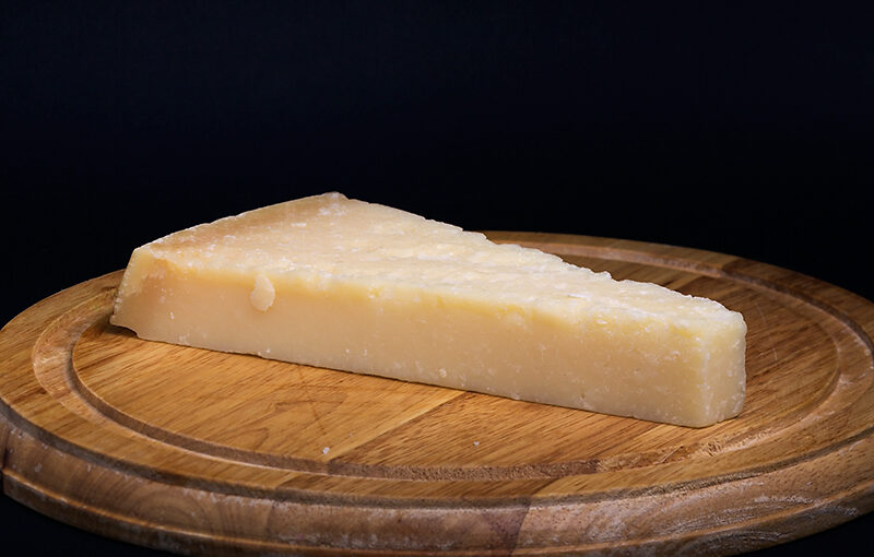 A kind of Parmezan cheese I used today (and I do need a better looking plate)