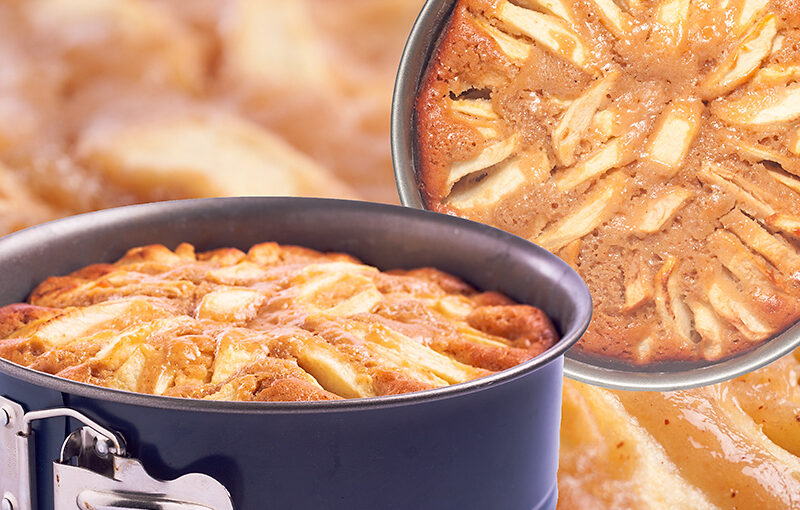 Made a composition of some photos I made today of the applecake my wife baked.