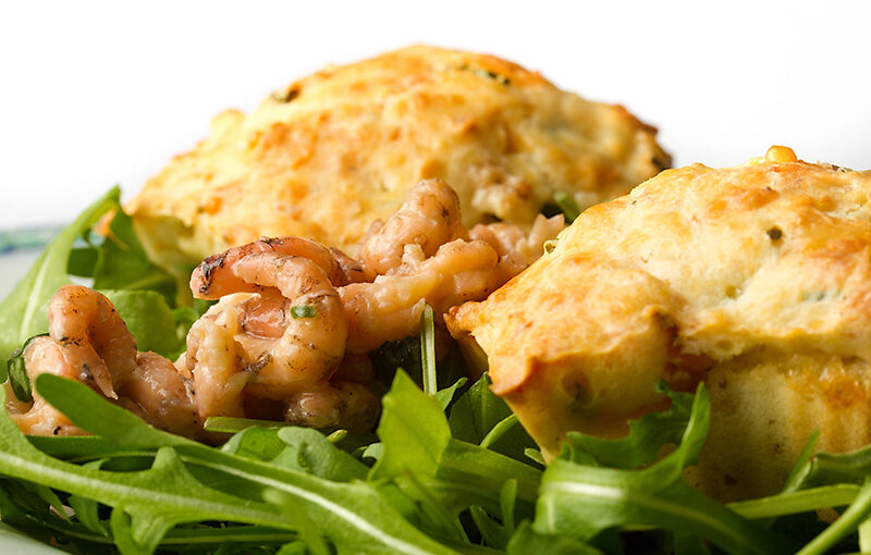 Dec 29 – Savoury muffins with Dutch shrimps