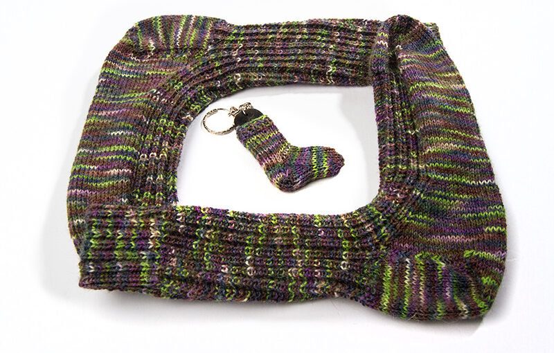 Another composition of socks. (Socks were made by my wife)