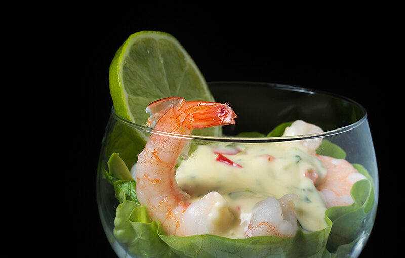 Mar 13 – Lime-shrimp cocktail