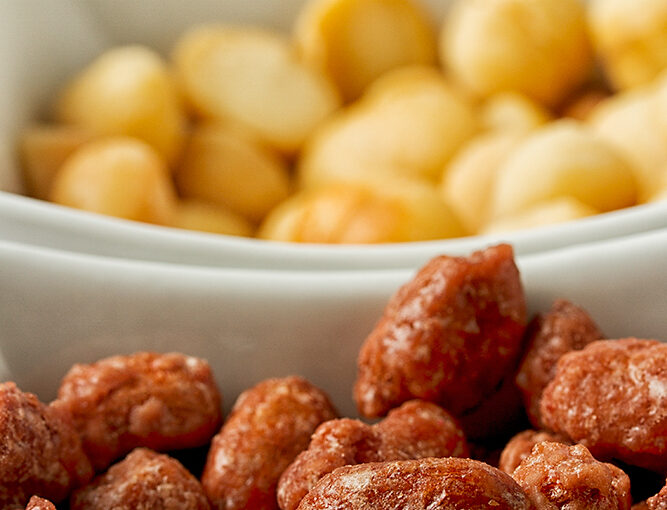 A collection of nuts aka late evening snack