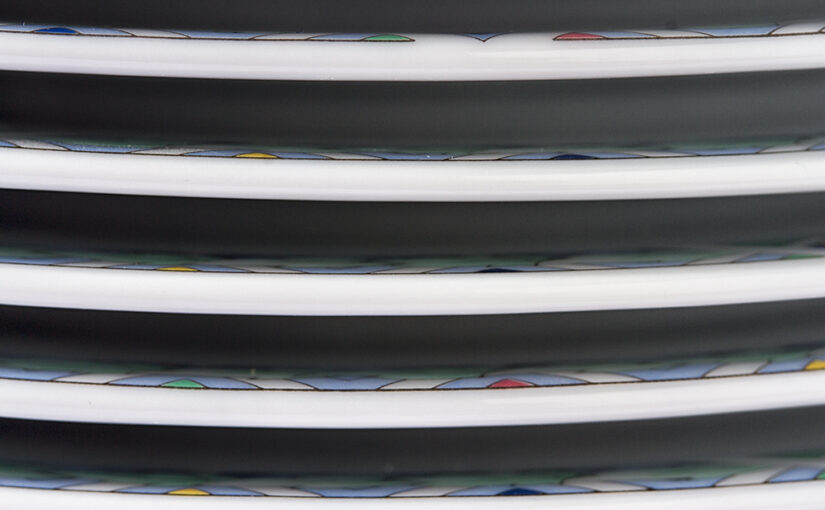 A pile of plates