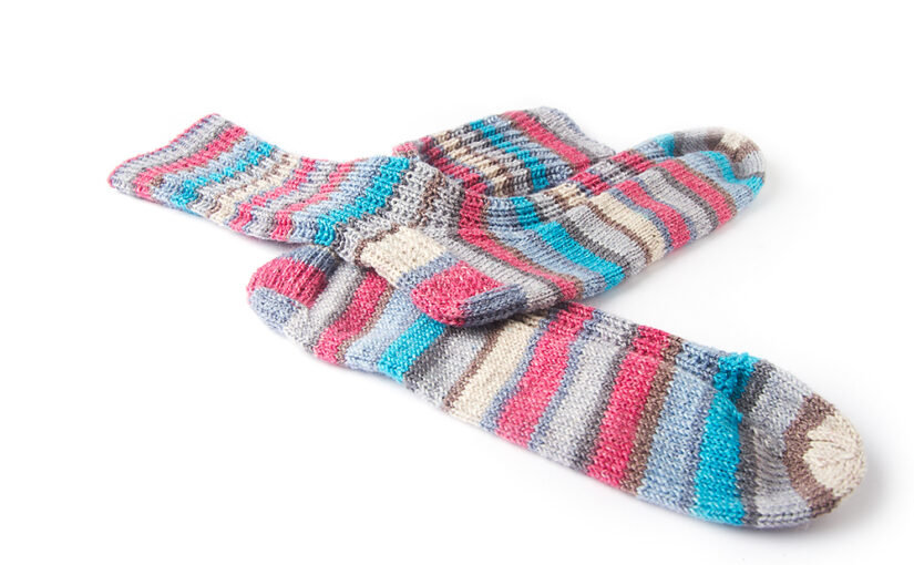 A new pair. As always knitted by my wife