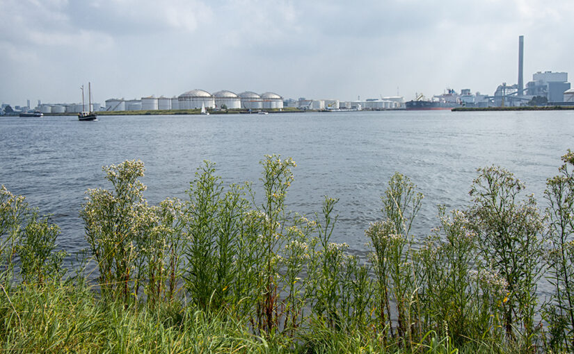 North Sea canal on a hot Saturday afternoon