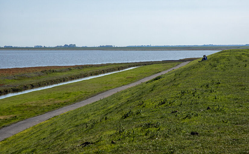 View on the Dollard at high tide