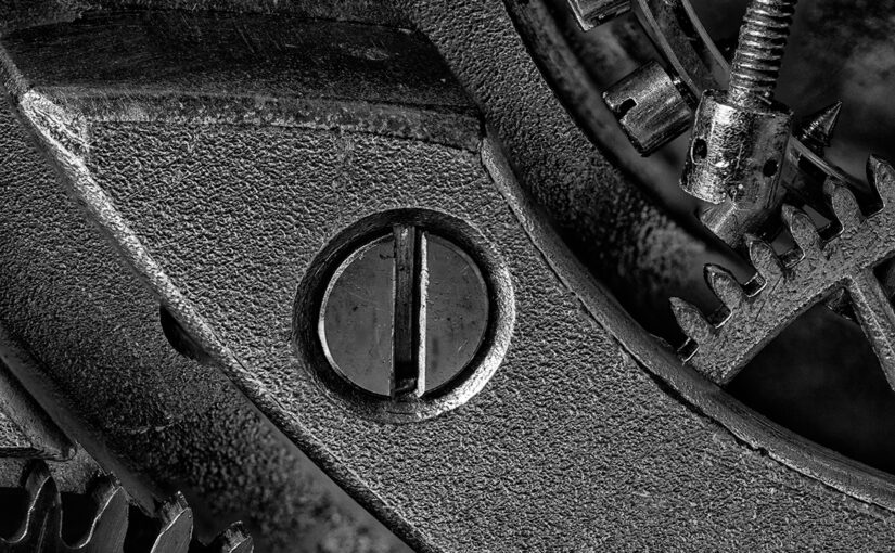 Detail of an old watch