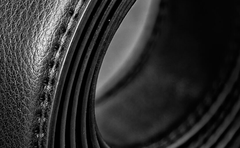 Detail of a coiled belt